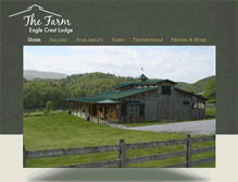 Tablet Screenshot of eaglecrestlodge.com